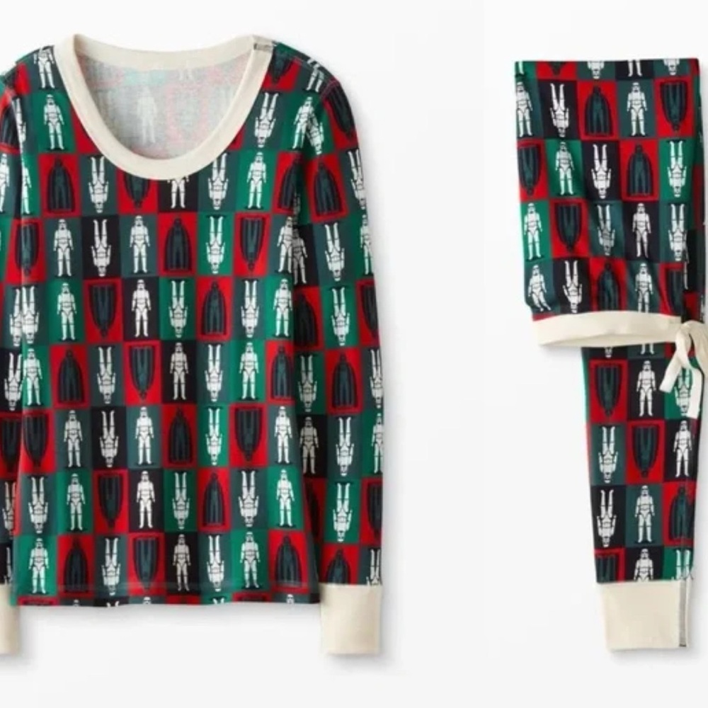 Hanna Andersson Adult STAR WARS Christmas PJ Set in organic cotton - Adult XS